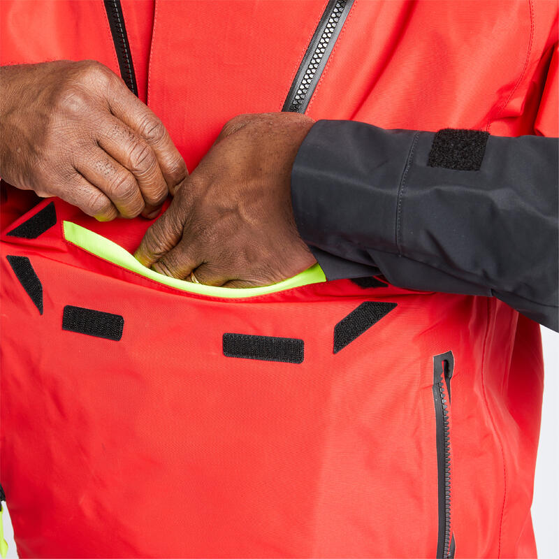 Smock jacket voor zeilen Offshore 900 uniseks rood