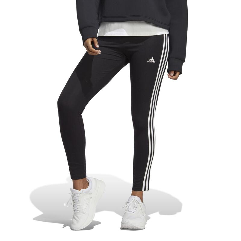 Adidas Leggings Damen hohe Taille - HW 3S schwarz/weiss