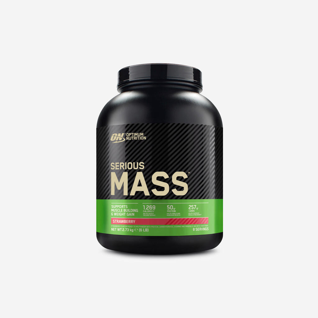 Muskuļu uzbūve “Serious Mass”, 2,7 kg, zemeņu