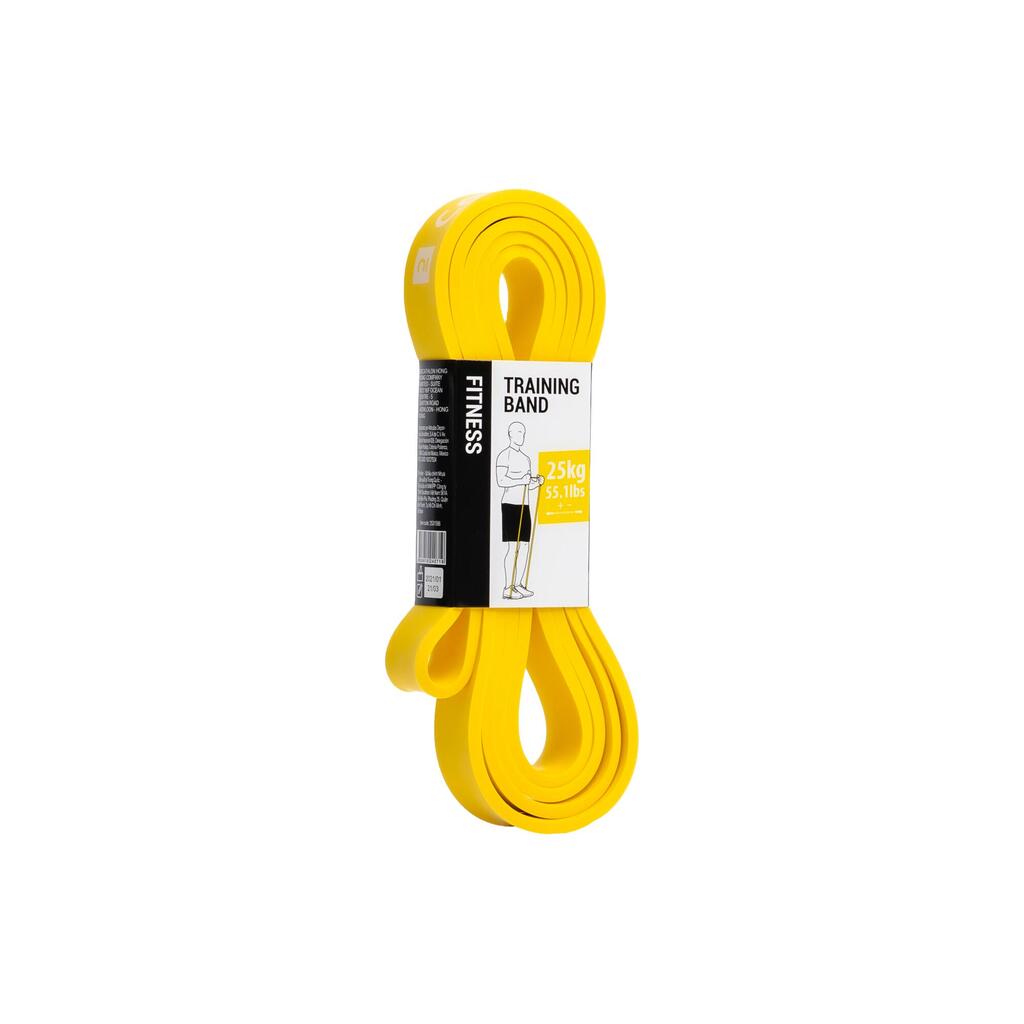 Élastique de musculation - training band 25 kg jaune