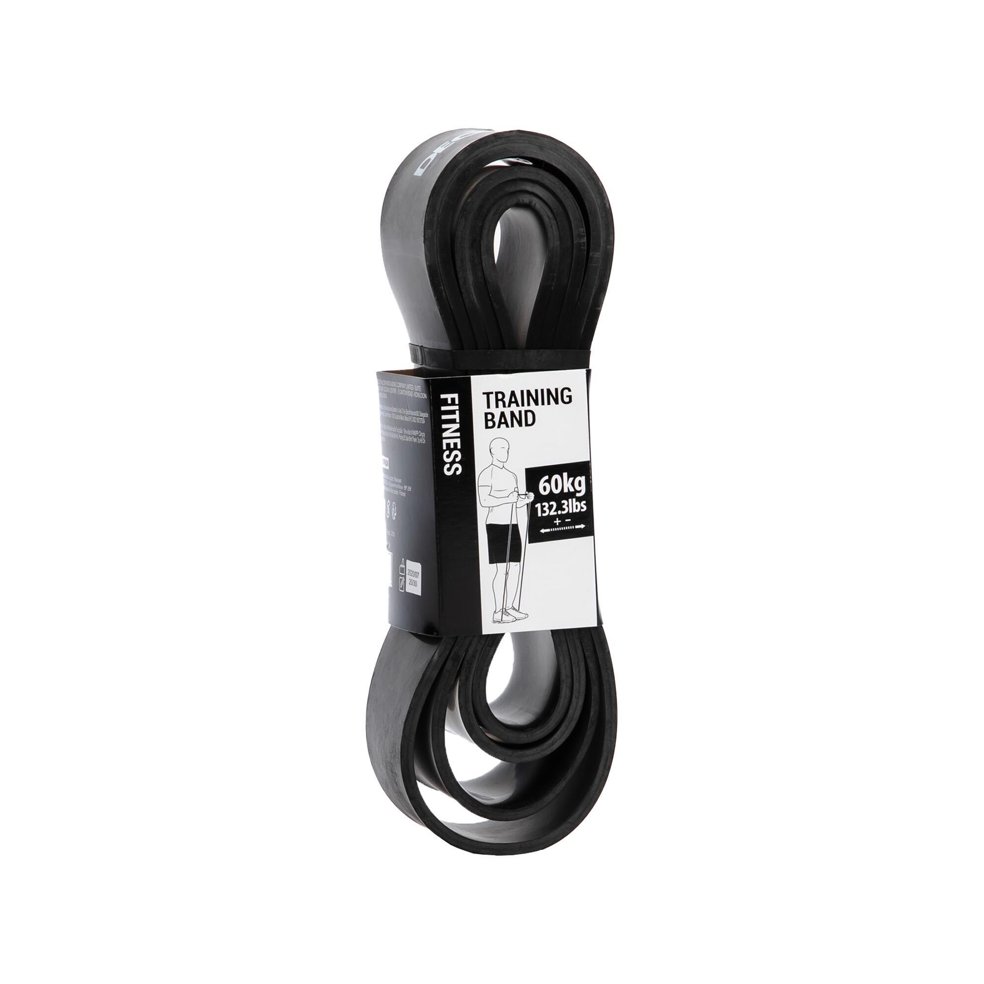 Weight Training Elastic Band 60 kg - Black 2/6