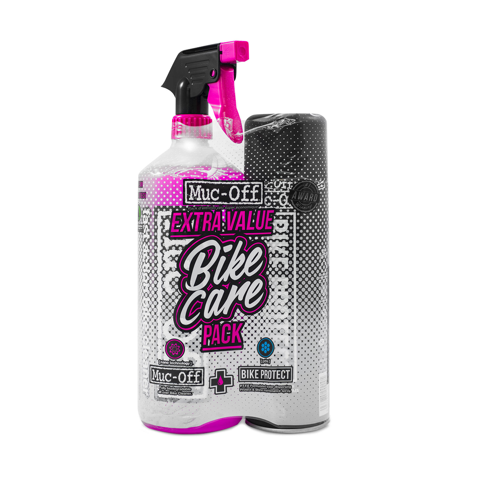 PACK CARE DUO PULIZIA E PROTEZIONE DELLA BICICLETTA - MUC-OFF