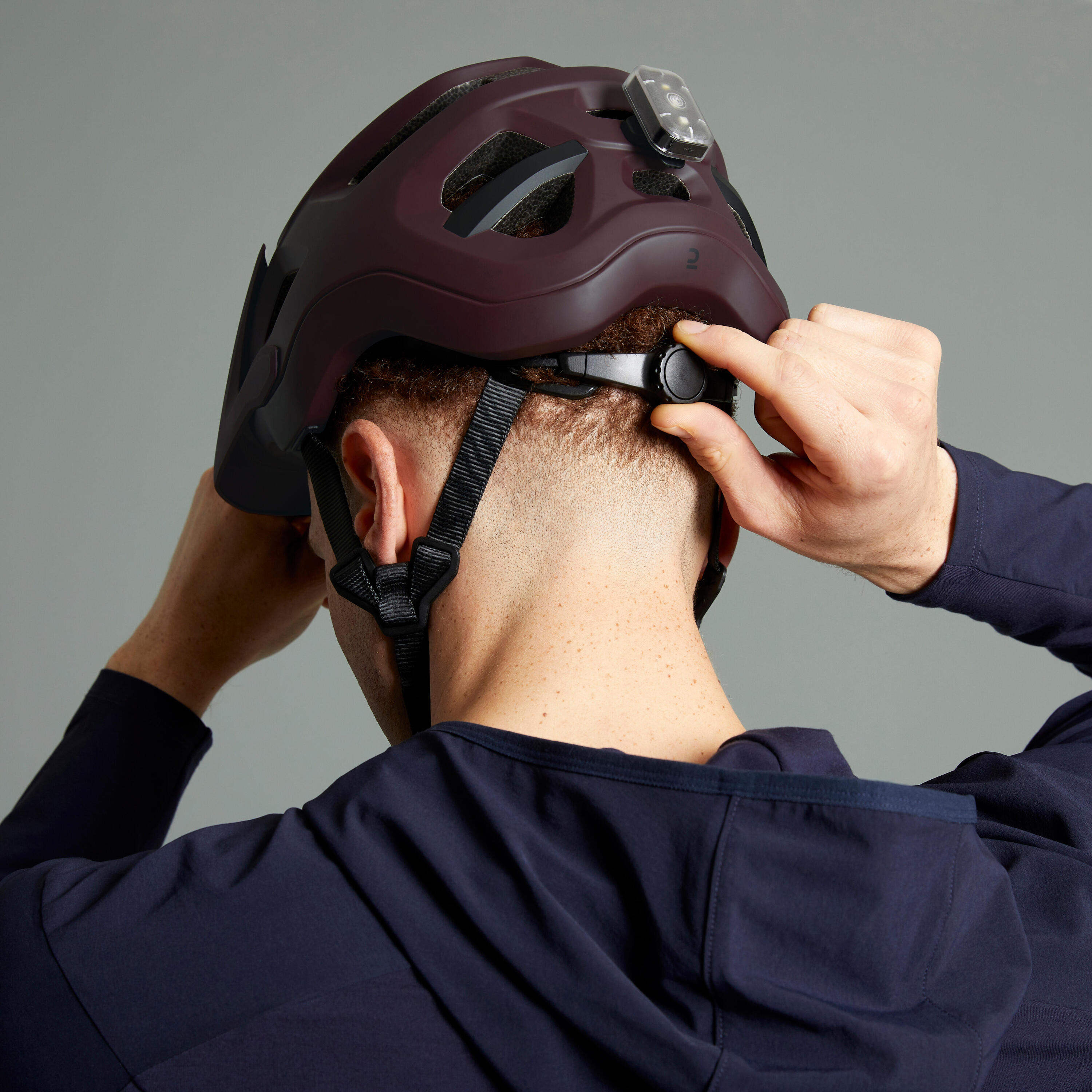 Mountain Bike Helmet EXPL 500 - Burgundy 4/18