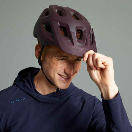 Mountain Bike Helmet EXPL 500 - Burgundy