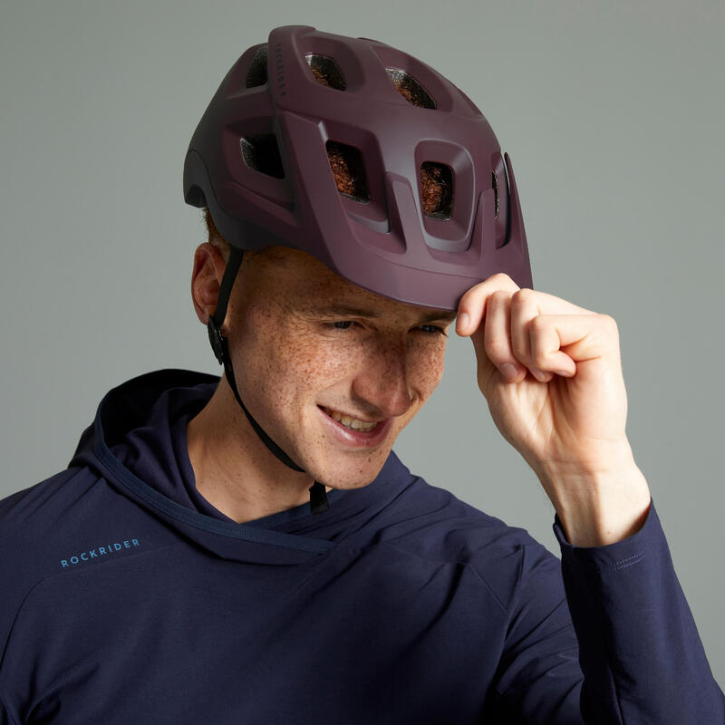 CASQUE VELO VTT EXPL 500 BORDEAUX