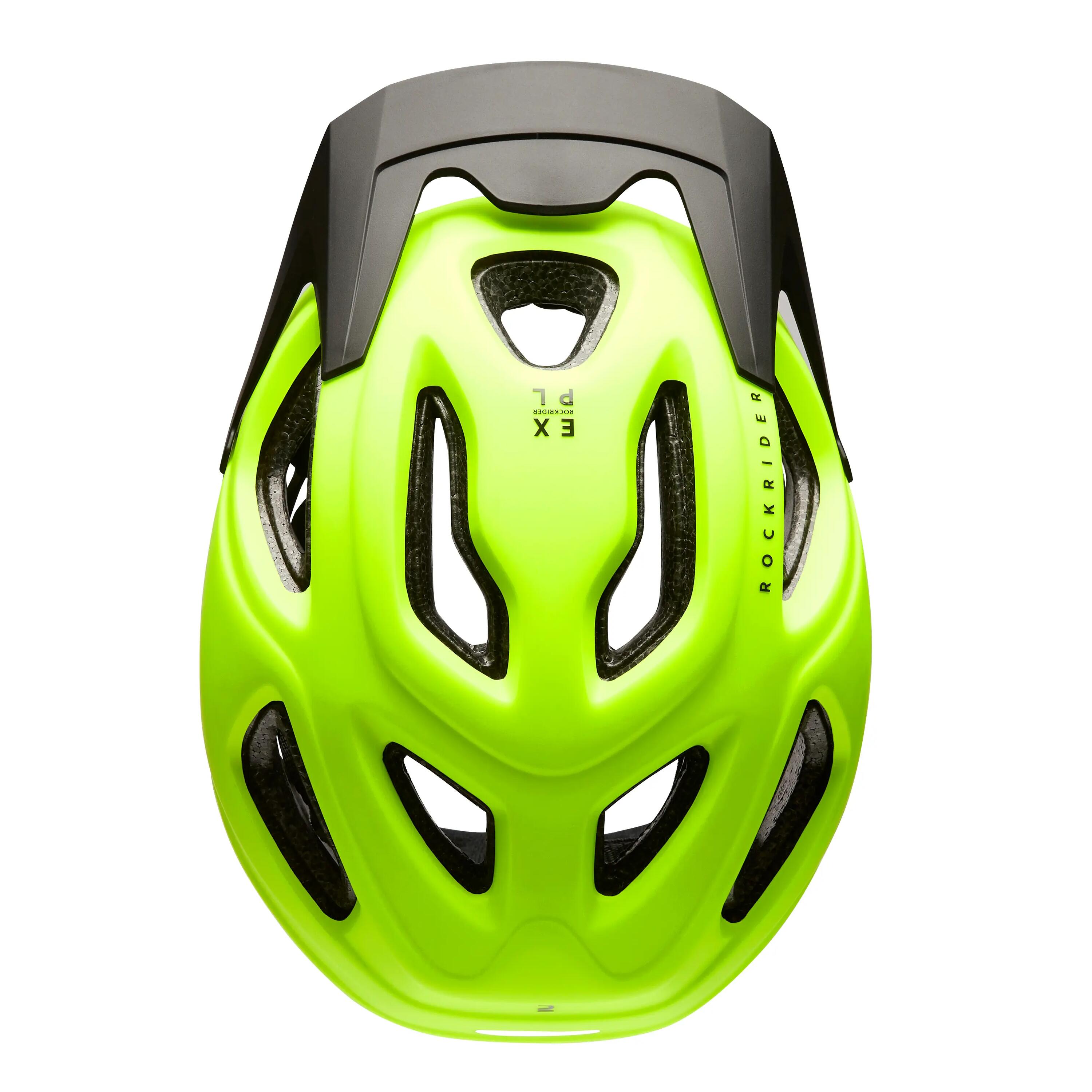 Mountain Biking Helmet ST 100 - Neon Yellow 7/8