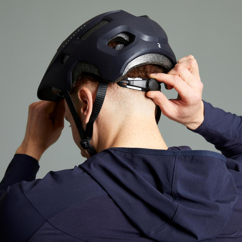 CASQUE VELO VTT EXPL 100 BLEU