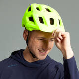 Mountain Bike Helmet ST500 Neon Yellow