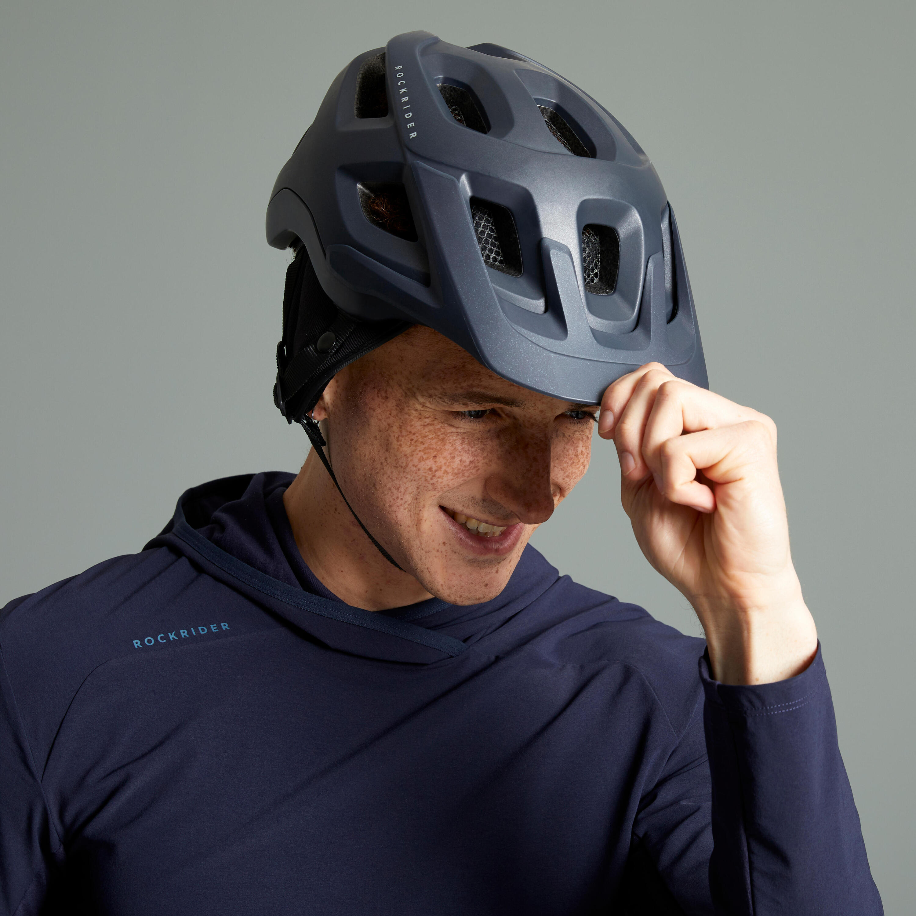 Mountain Biking Helmet EXP 500 All Seasons - Blue 2/8