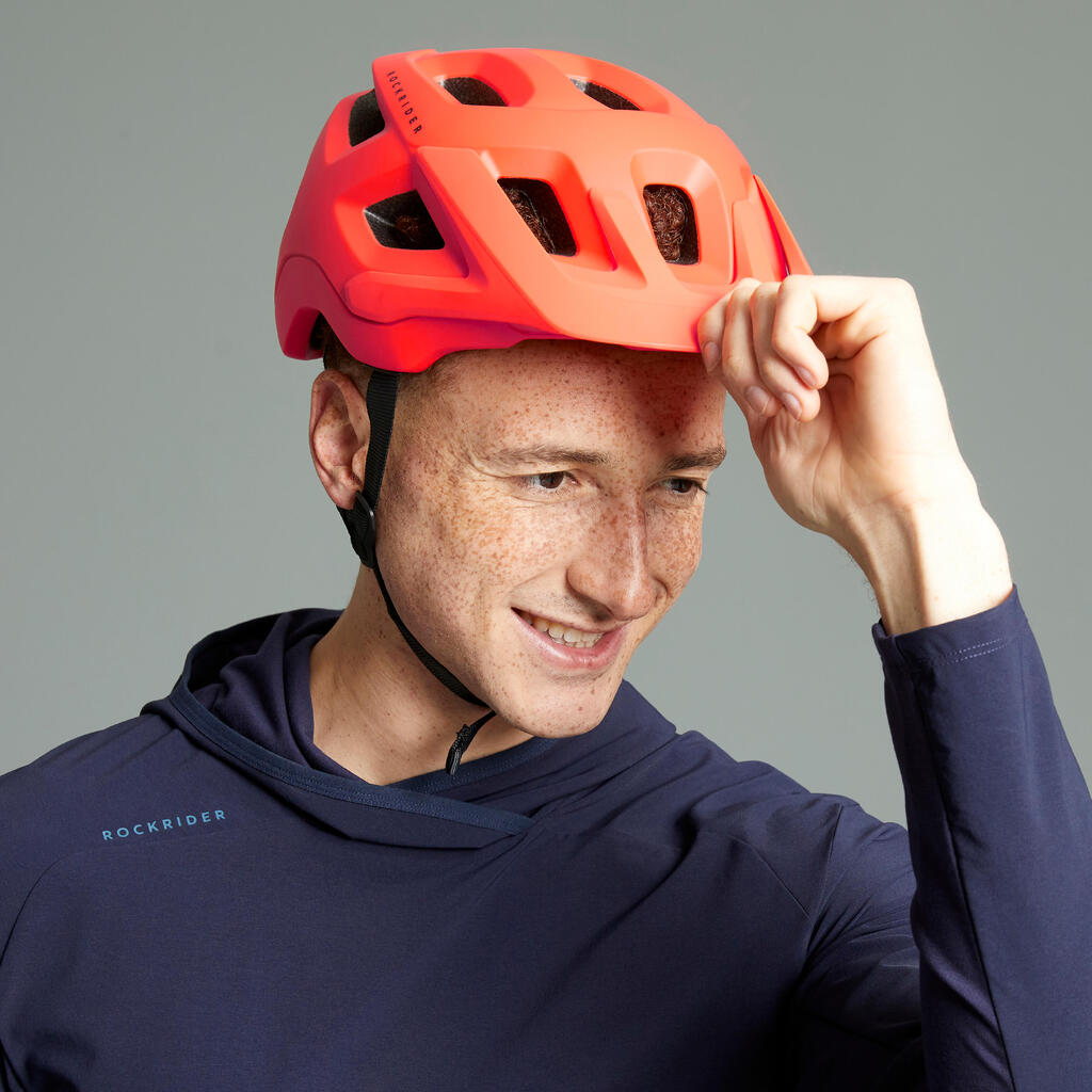 CASQUE VELO VTT EXPL 500 BLEU