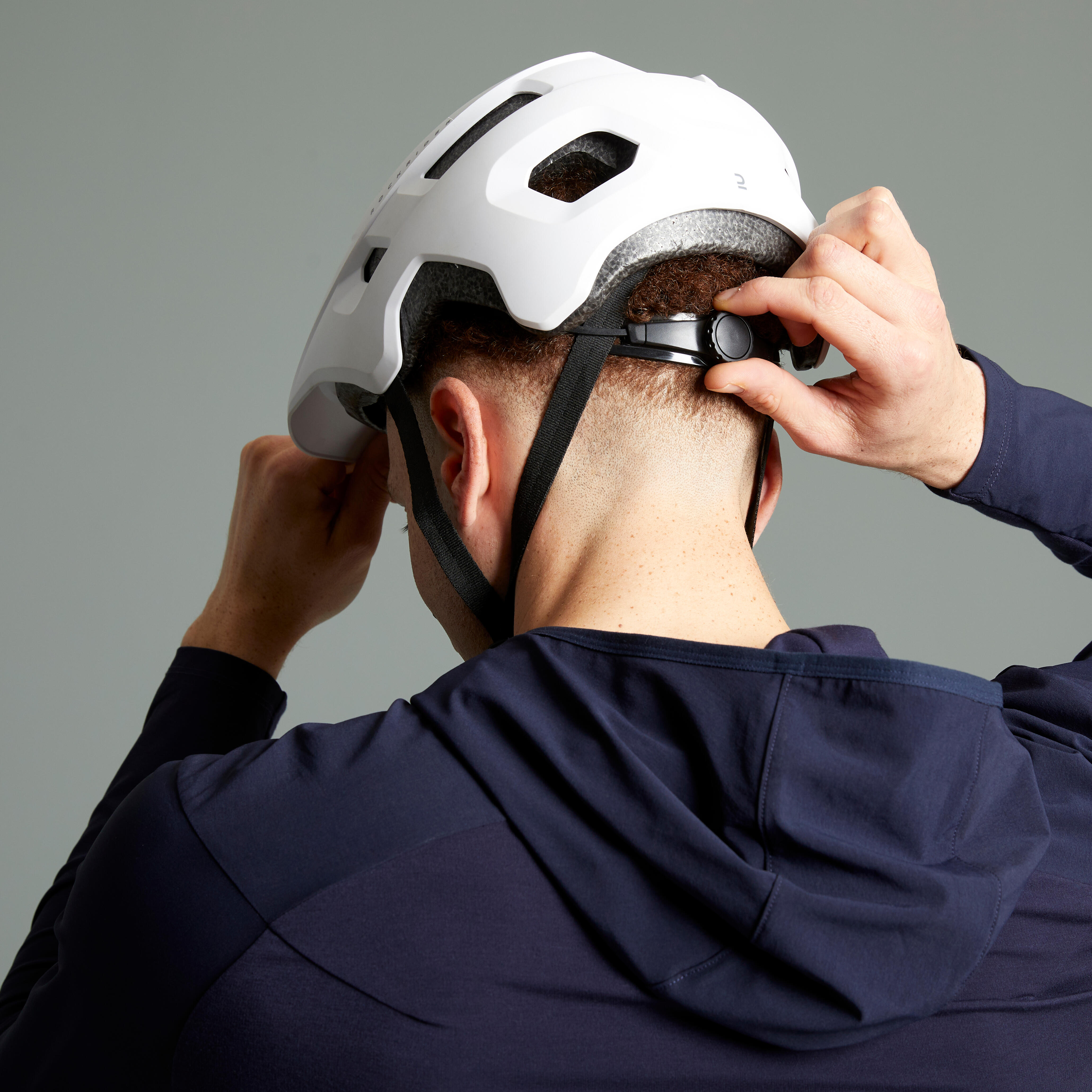 MTB Helmet - EXPL 100 White - ROCKRIDER