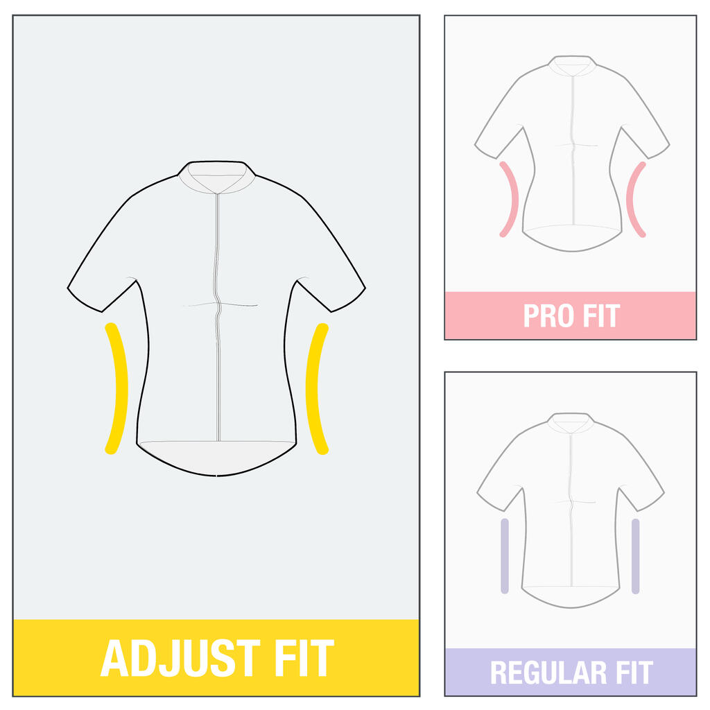 Dámsky letný cyklistický dres Endurance s krátkym rukávom cédrový