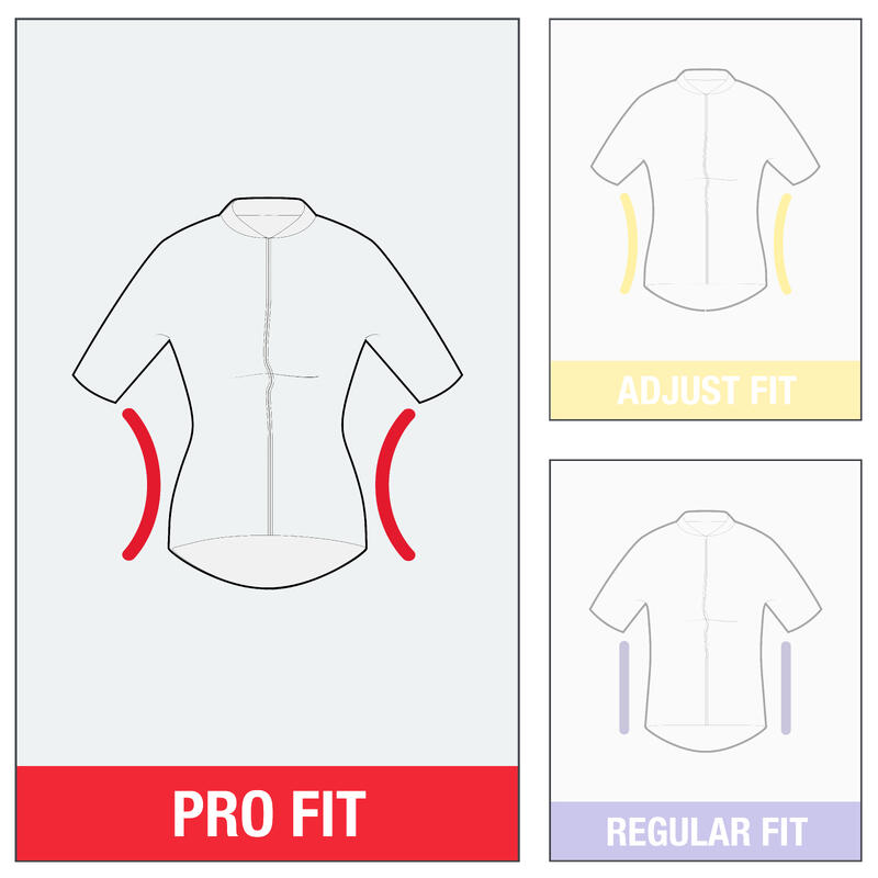 Dámský cyklistický dres Racer s krátkými rukávy růžový 