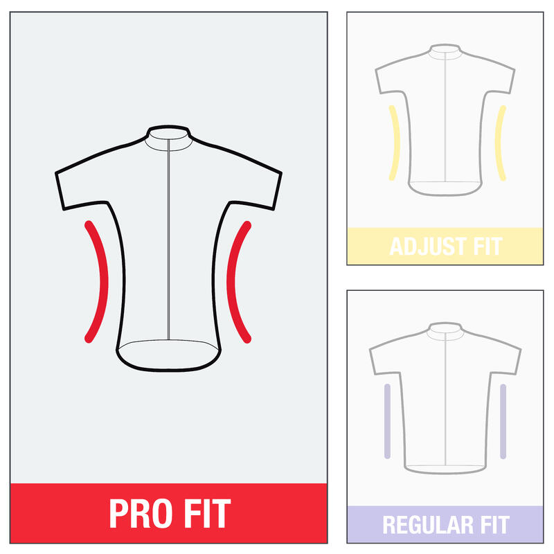 Camisola de Manga Curta de Verão de Ciclismo de Estrada UNISSEXO RACER 2 Branco