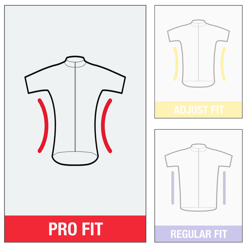 Maillot Vélo Route manches courtes été EDR ULTRA khaki