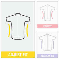 Hi-Vis EN1150 Warm Cycling Jersey RC 500 - Neon Yellow