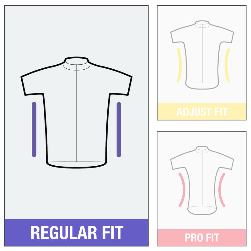 CAMISOLA DE MANGA CURTA BICICLETA EXPL100 HOMEM AZUL