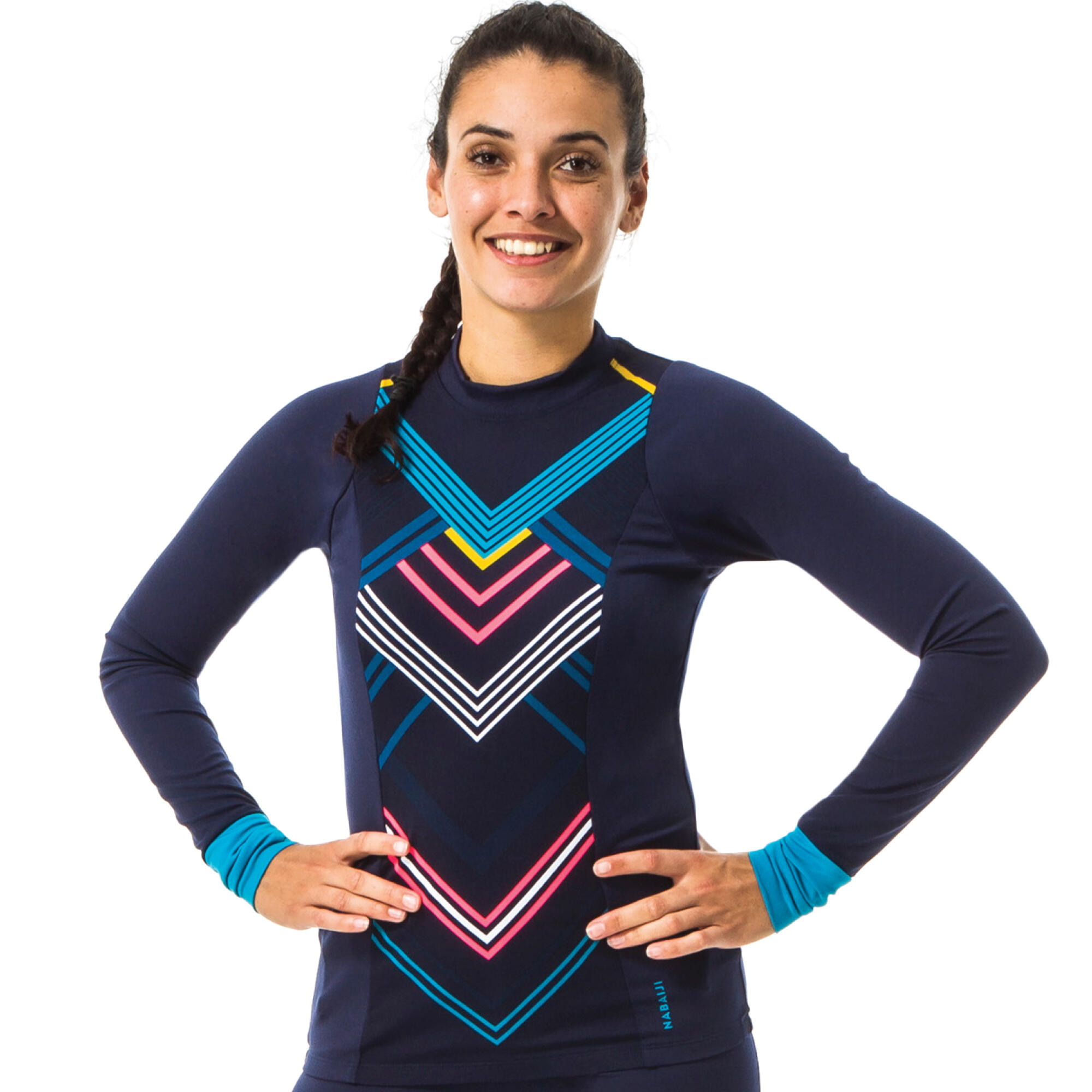 Women's Una Ryma swimming top - navy blue 2/11