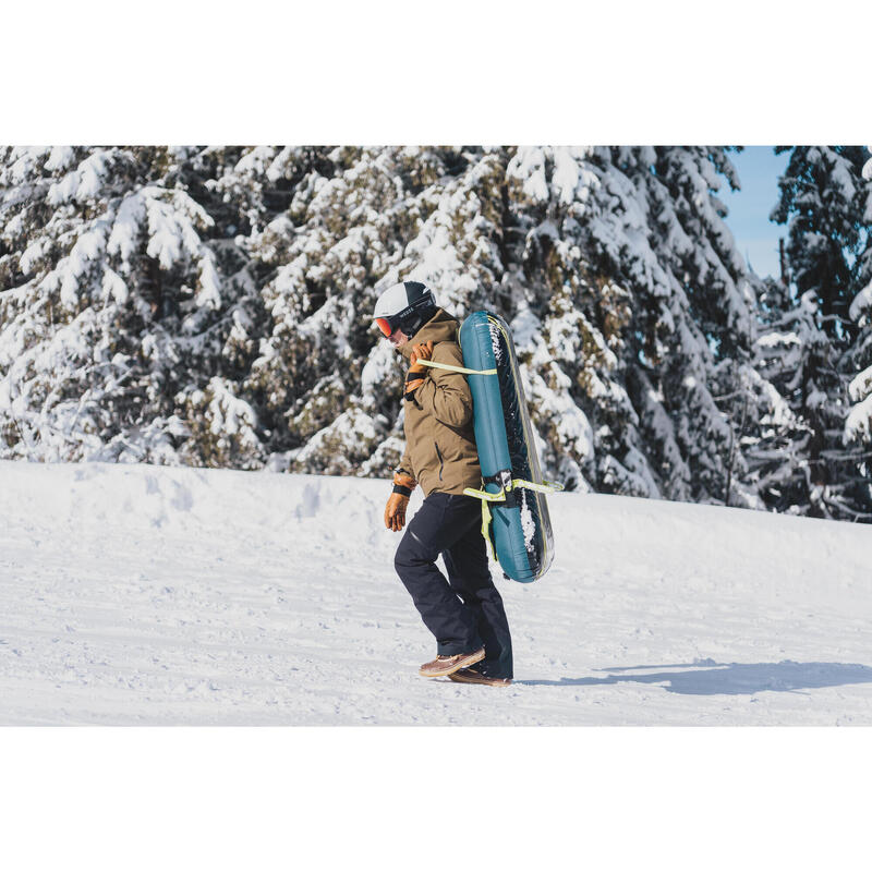 Luge gonflable avec freins adulte et enfant, Pumpslide 900 bleu