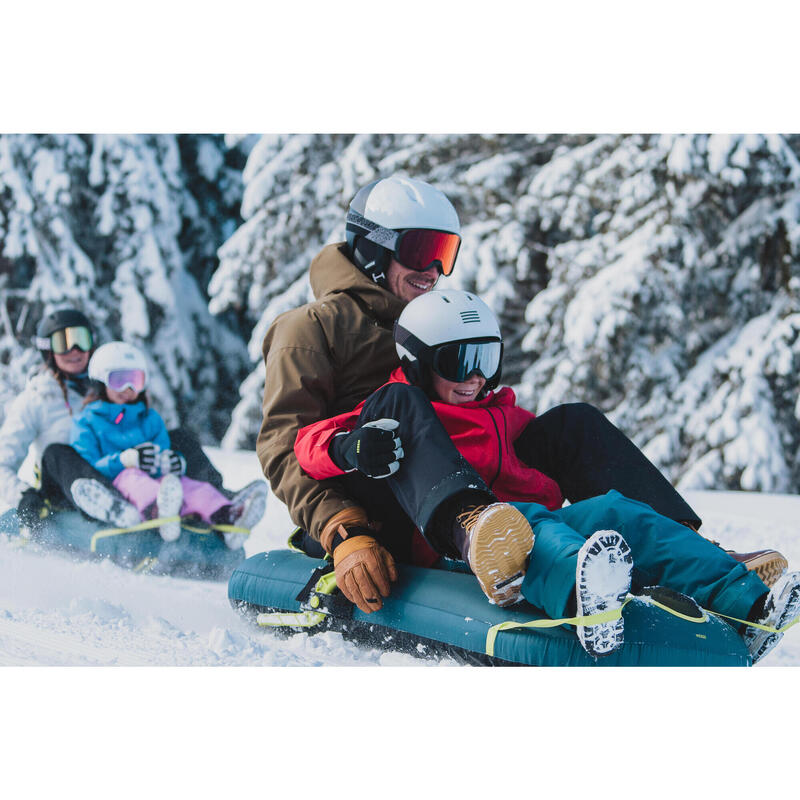 Luge gonflable avec freins adulte et enfant, Pumpslide 900 bleu