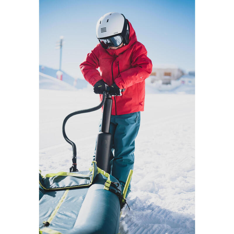 Luge gonflable avec freins adulte et enfant, Pumpslide 900 bleu