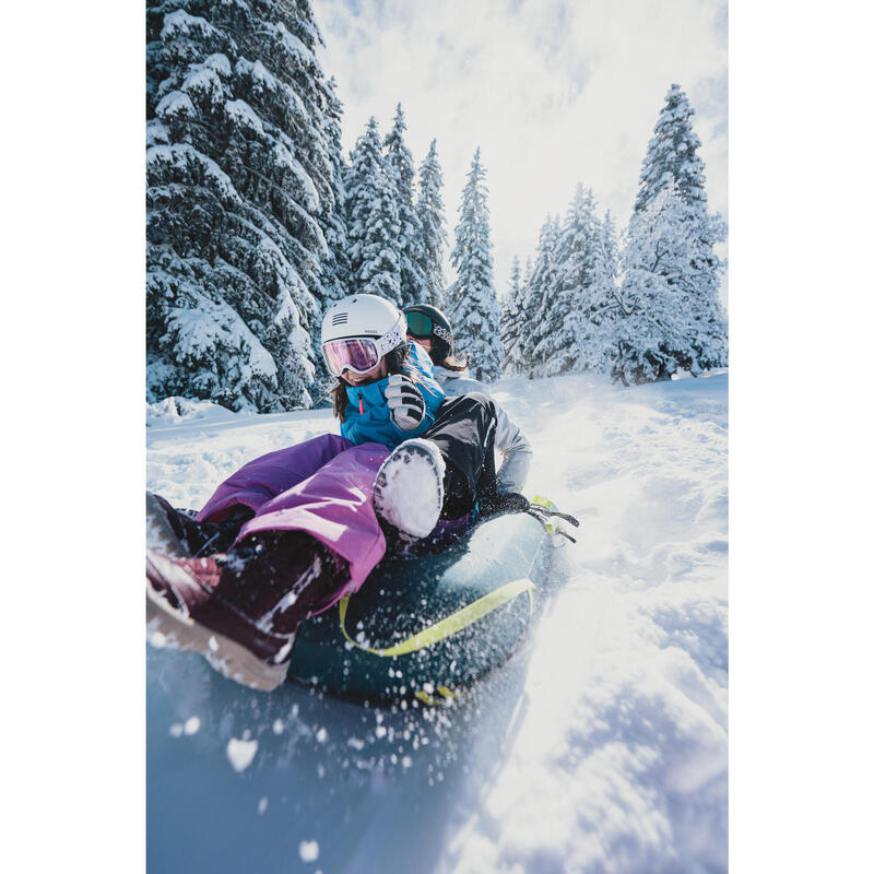 Luge gonflable avec freins adulte et enfant, Pumpslide 900 bleu