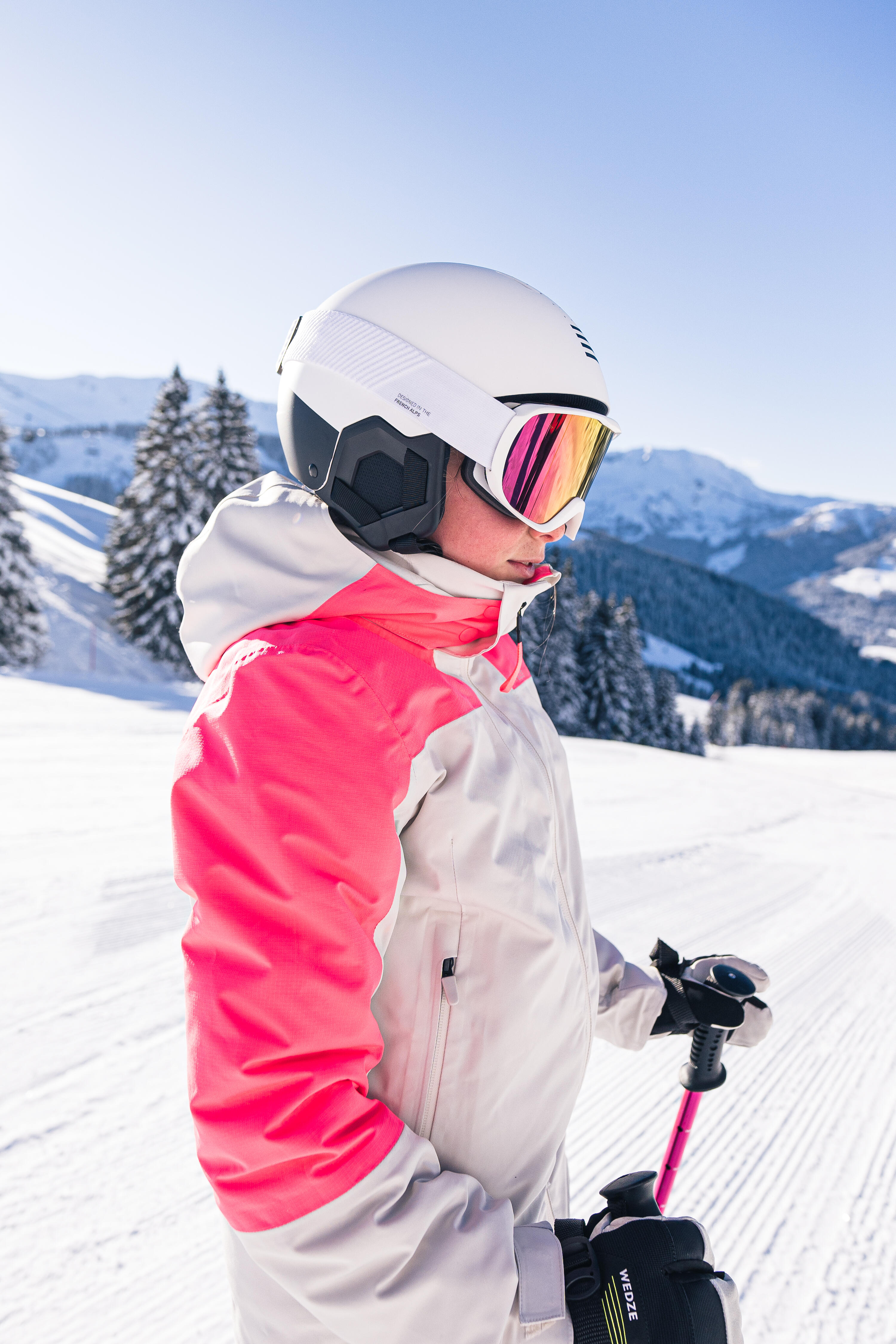 Pantalon de ski enfant bretelles amovibles - ski 900 bleu - WEDZE