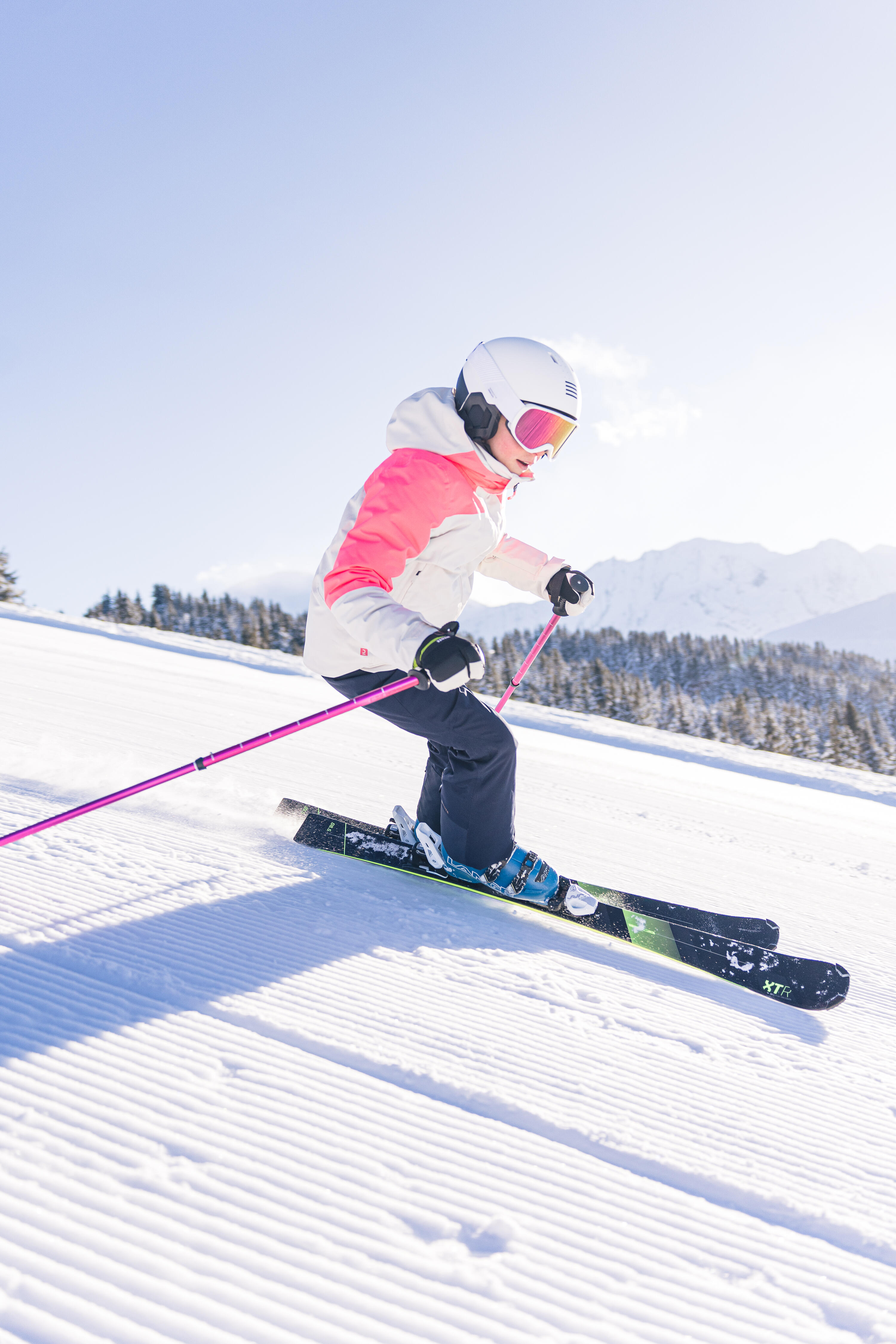 Pantalon de ski enfant bretelles amovibles - ski 900 bleu - WEDZE