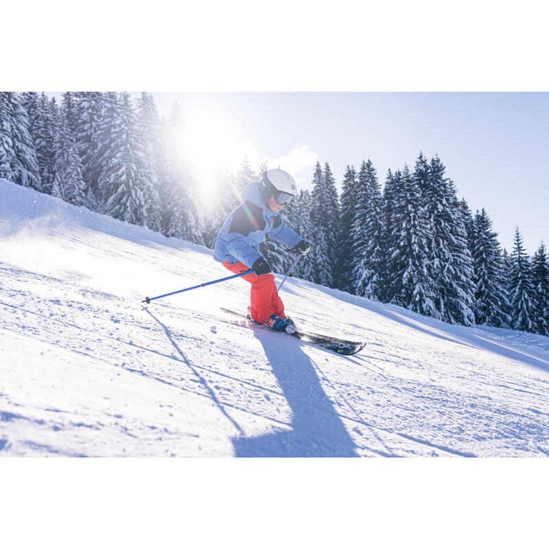 Pantalon de ski enfant chaud et imperméable PNF 900 - Rouge