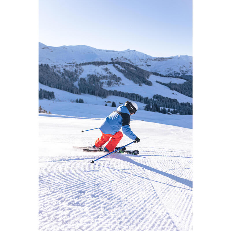 Warme en waterdichte skibroek voor kinderen PNF 900 rood
