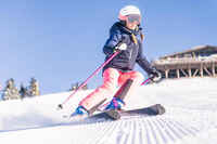 Kids’ warm and waterproof ski trousers PNF 900 - Pink