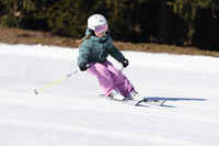 KIDS’ WARM AND WATERPROOF SKI TROUSERS - 500 PNF - PINK 