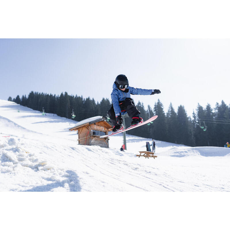 Geacă snowboard ziprotec SNB500 albastru copii 6-10 ani