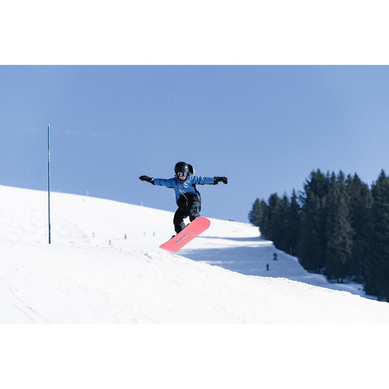 Geacă snowboard ziprotec SNB500 albastru copii 6-10 ani