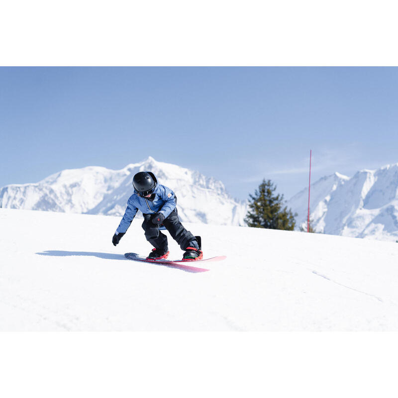 Geacă snowboard ziprotec SNB500 albastru copii 6-10 ani