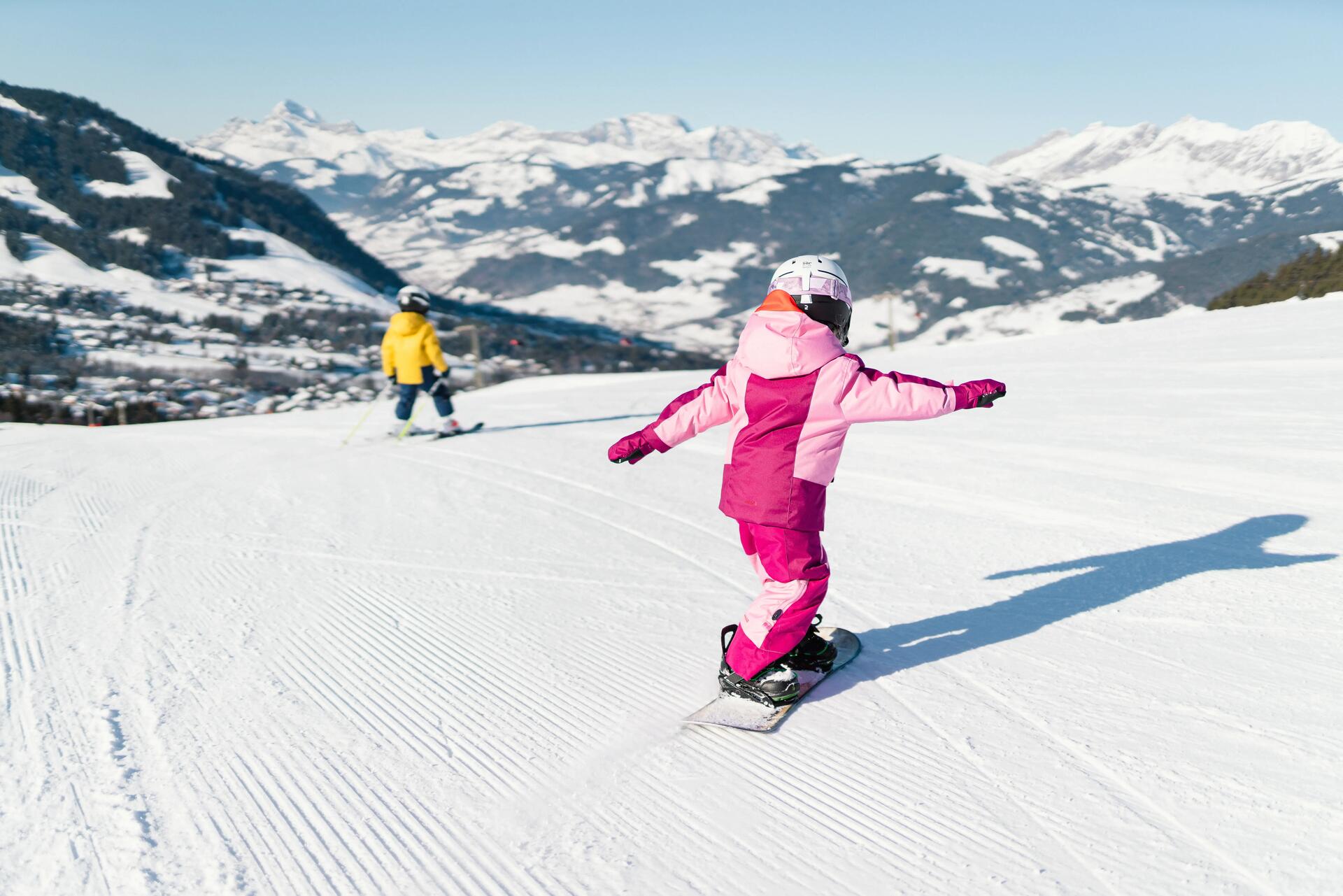 Kinder auf der Skipiste