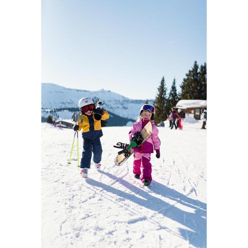 Fato de Ski Criança Quente e Impermeável 580 Rosa