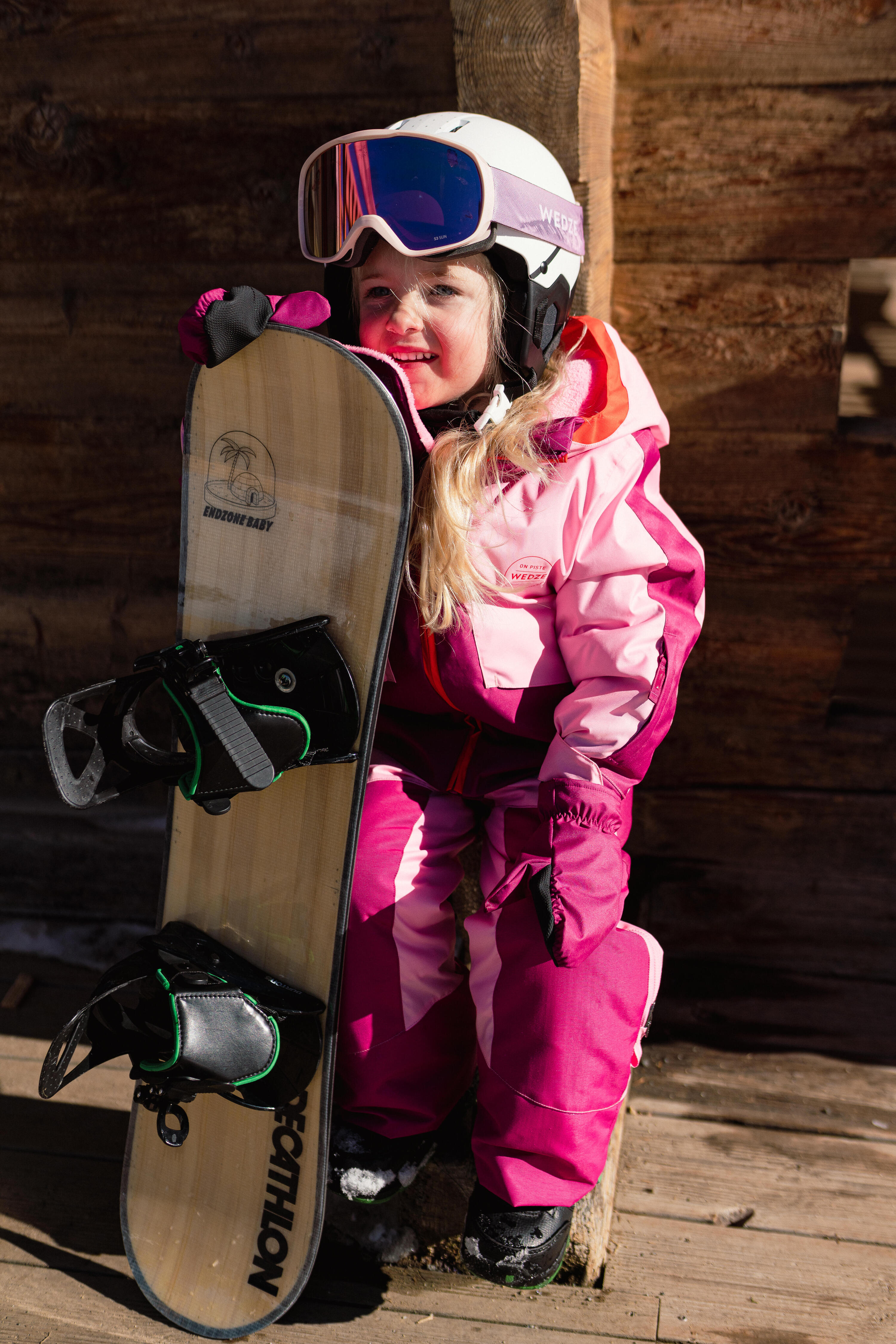 Ensemble 3 en 1 manteau/pantalon/mitaines enfant, 500 Âge 3-5 ans 12/15