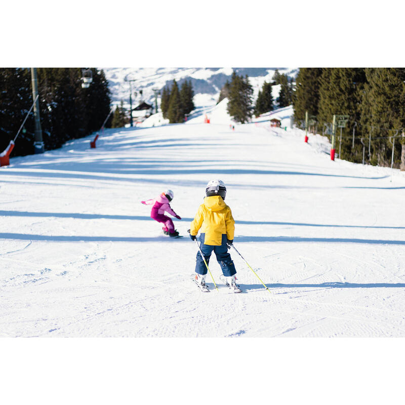 Dětské lyže s vázáním Boost 500 KID Player černo-bílé