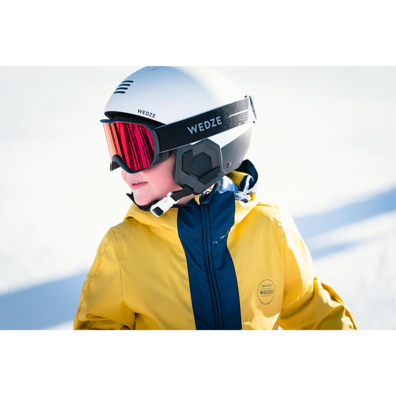 SKIHELM VOOR KINDEREN H-KID 500 WIT