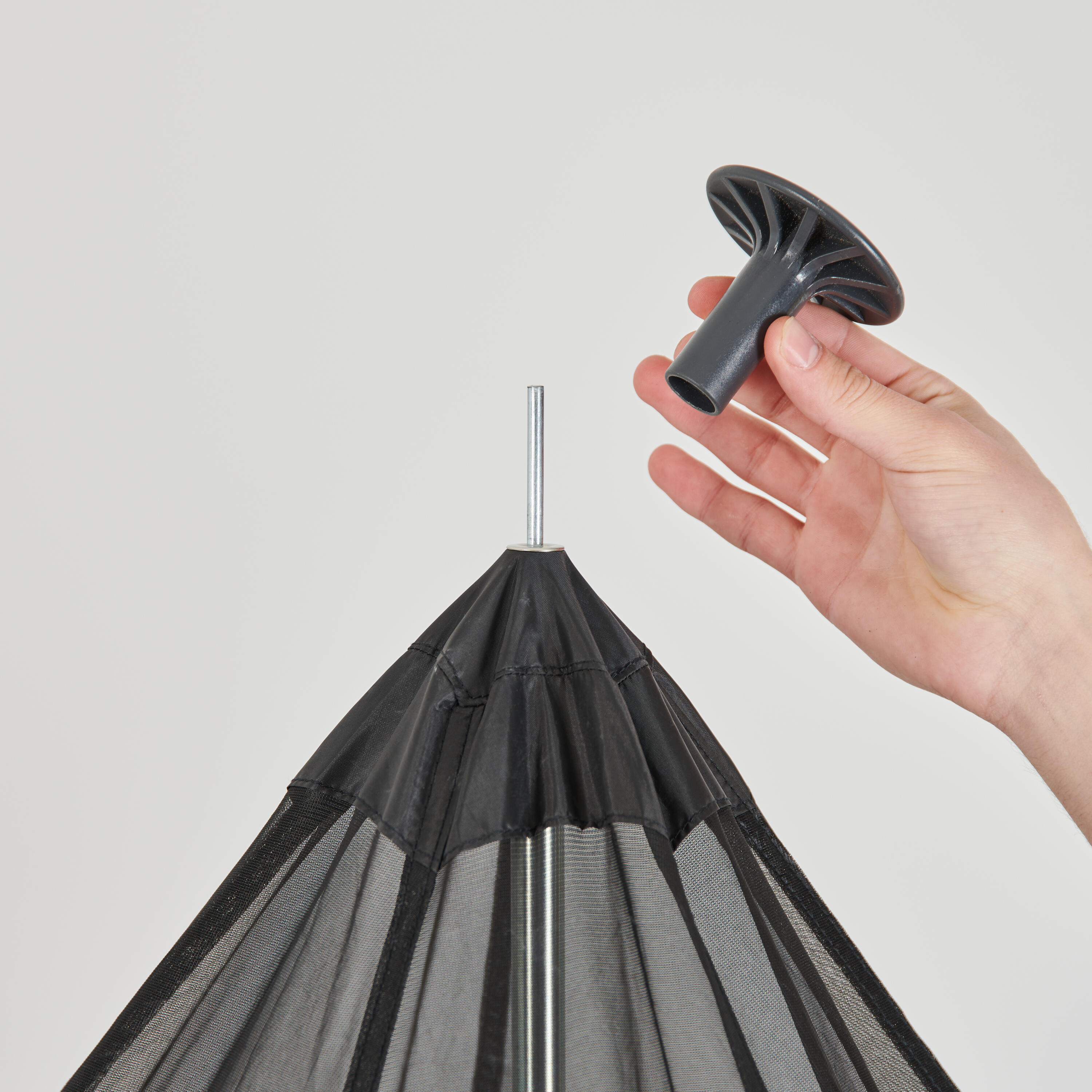 Filet Moustiquaire Tipi Bushcraft Bivouac noir 3/10