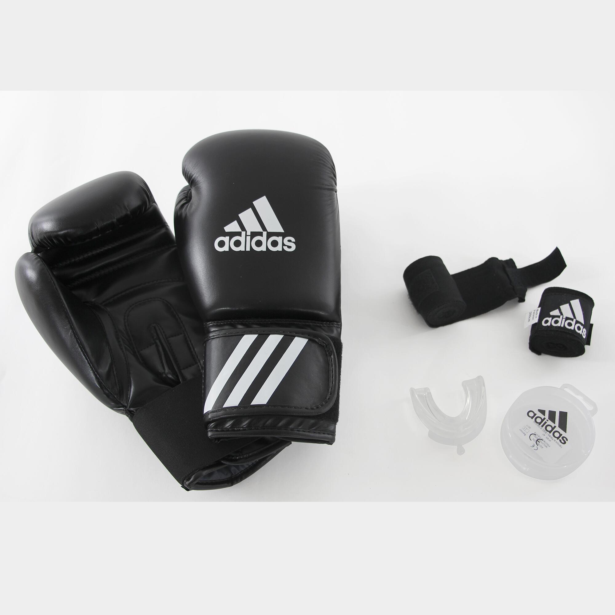 Beginners' Boxing Kit: Gloves, Wraps, Mouthguard 1/9