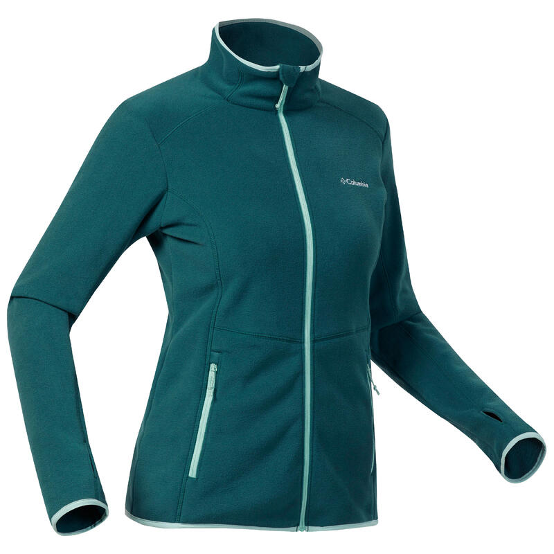 Chaqueta polar de montaña y trekking Mujer Columbia Green