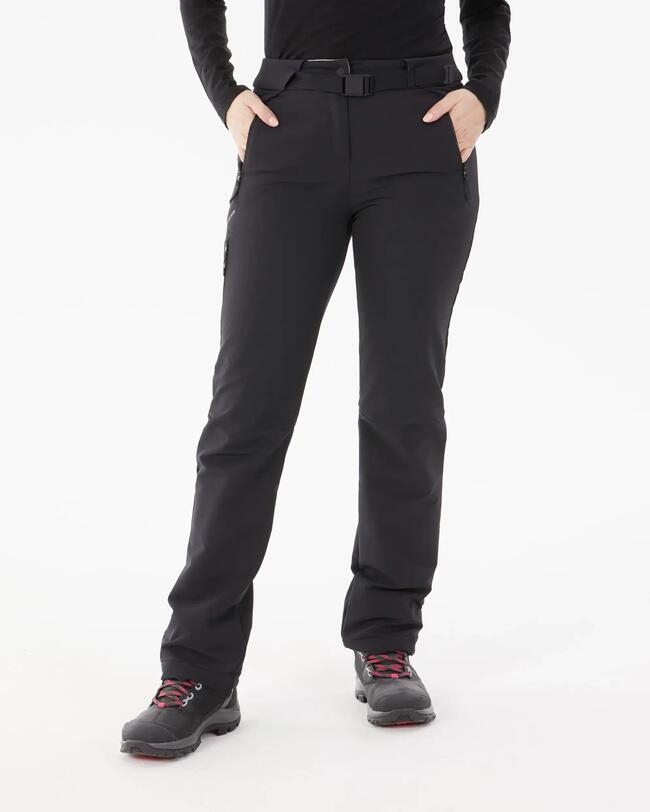 Women's warm water-repellent hiking leggings - SH500 MOUNTAIN - Decathlon