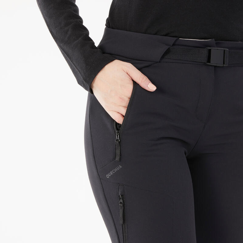 Kadın Sıcak Tutan Outdoor Pantolon - Siyah - SH500
