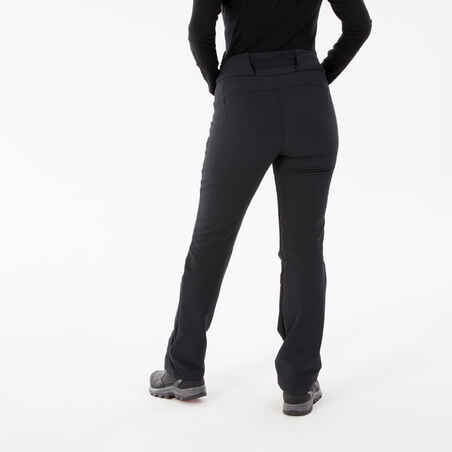 מכנסיים נמתחים אטומים למים לטיולים בשלג דגם SH500 X-Warm לנשים