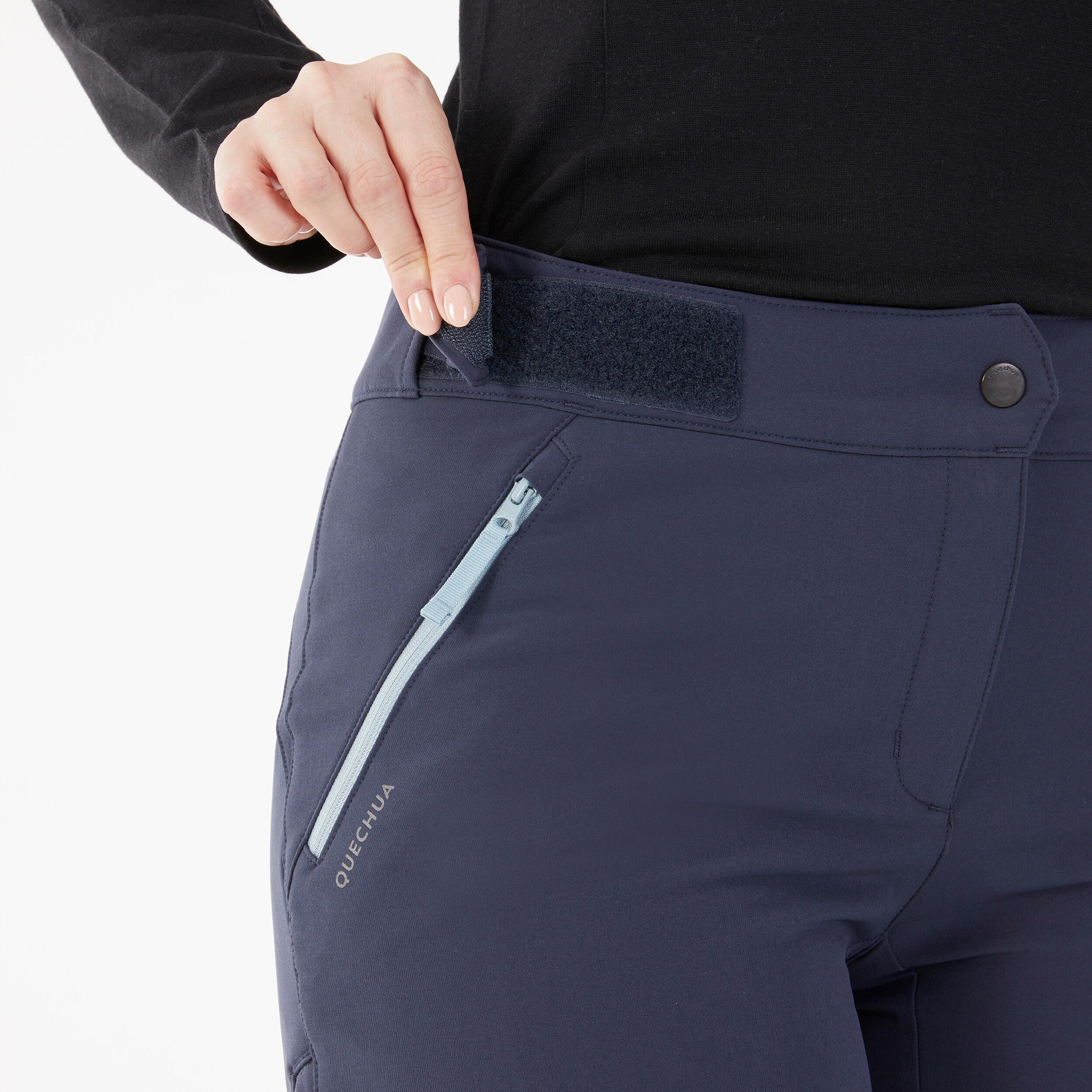 Wanderhose Damen warm wasserabweisend belüftet Winterwandern - SH500 Mountain 6/7