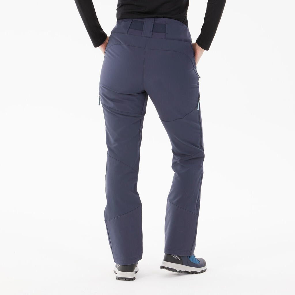 Women’s warm water-repellent ventilated hiking trousers - SH500 MOUNTAIN VENTIL