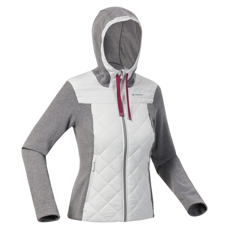 Bluza turystyczna damska Quechua NH100 Hybrid 