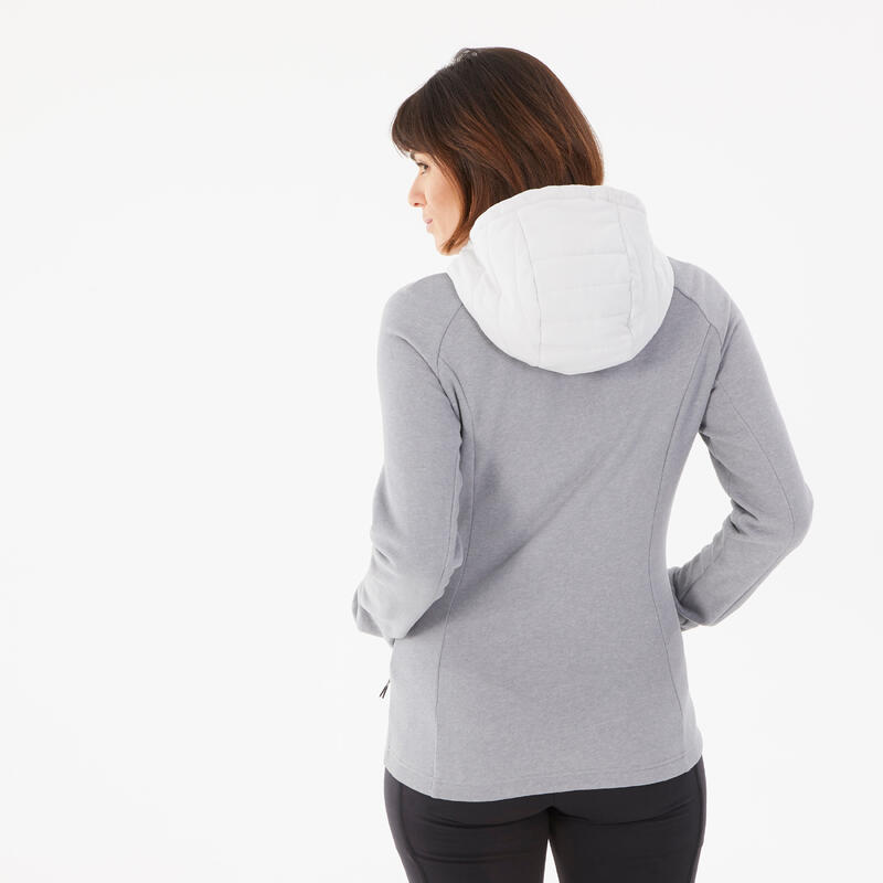 Sweat à capuche de randonnée - NH500 Hybrid - Femme